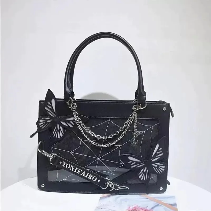 Elegant Gothic Butterflies Bag ON1456