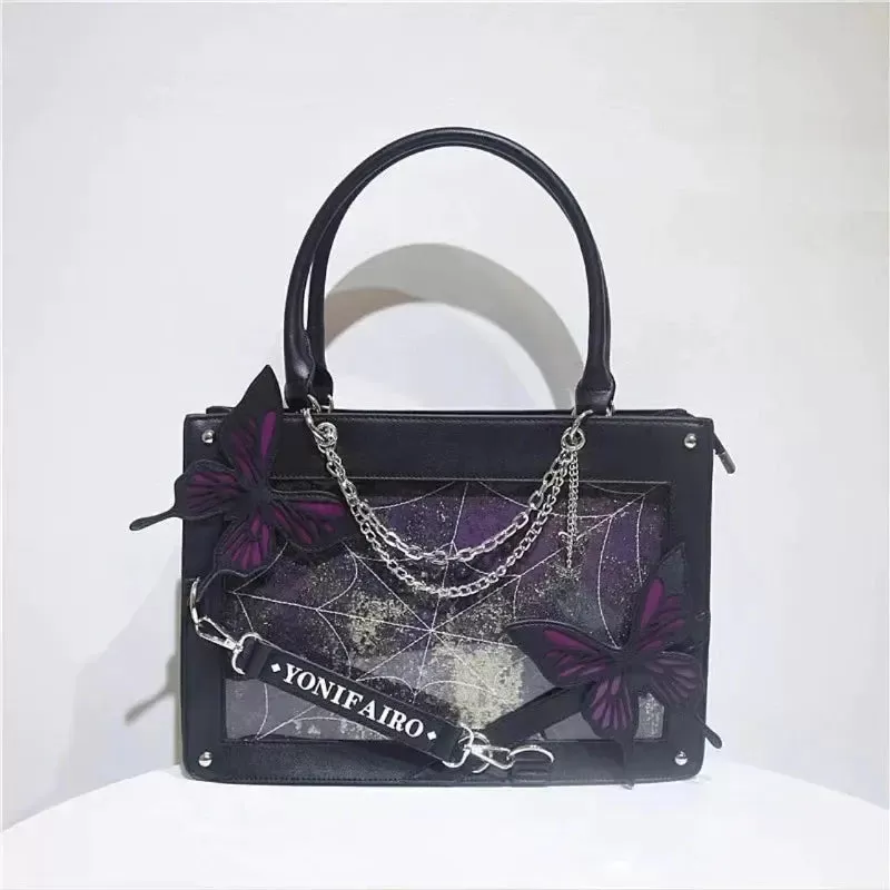 Elegant Gothic Butterflies Bag ON1456