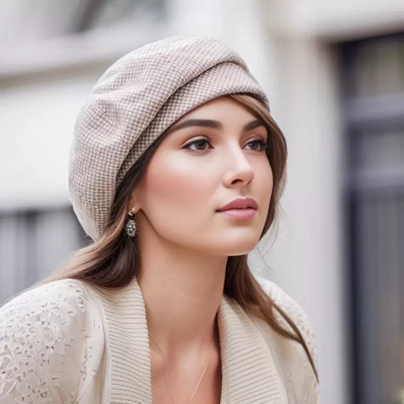 Elegant Winter Wool Beret