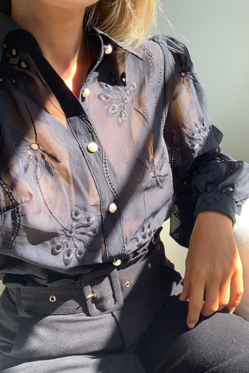 Eloise Blouse - Black