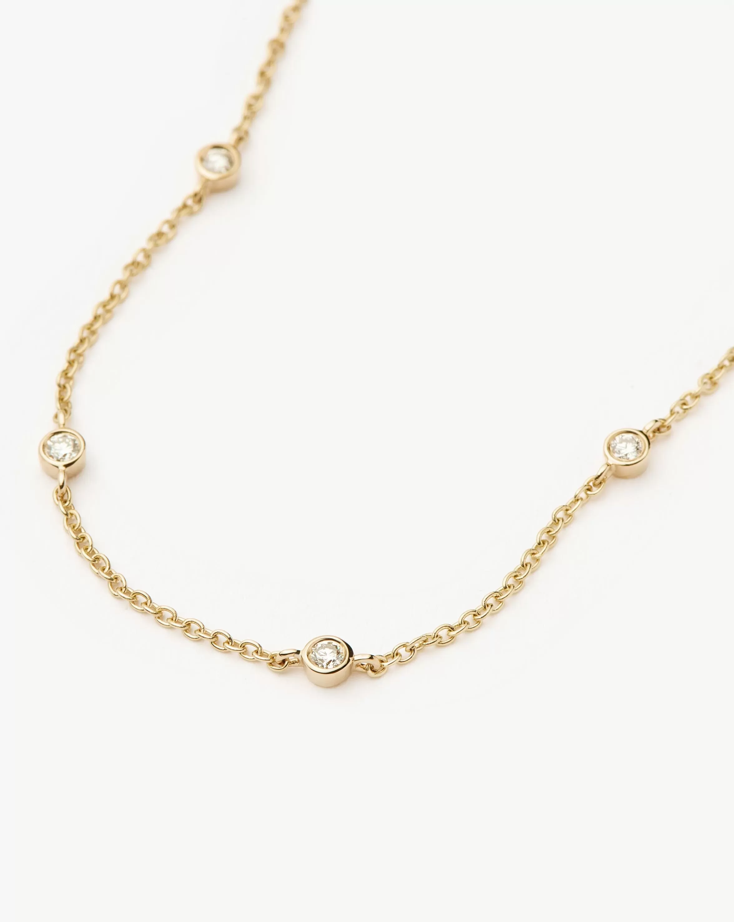 Fine Floating Diamond Bracelet | 14k Solid Gold