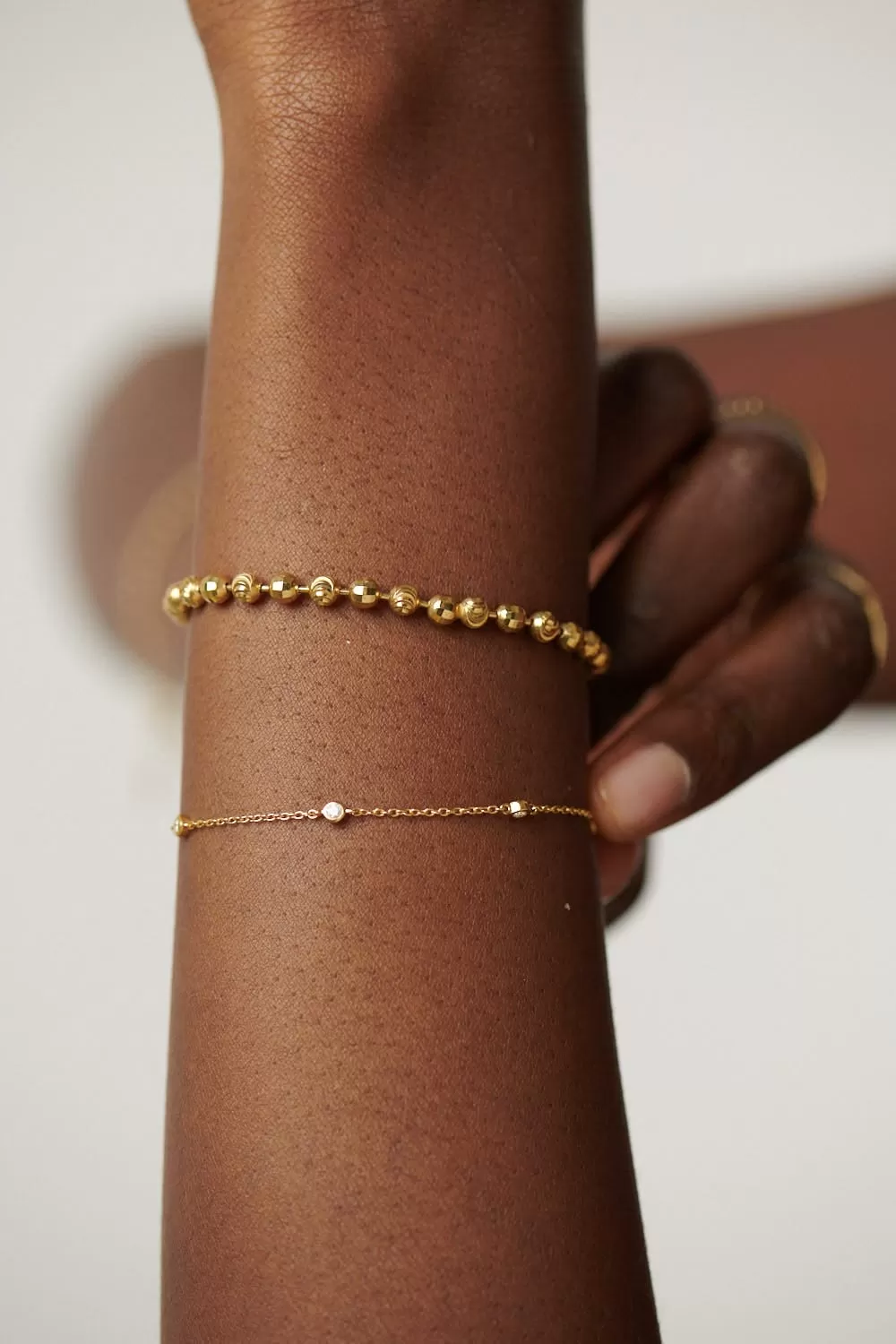 Fine Floating Diamond Bracelet | 14k Solid Gold