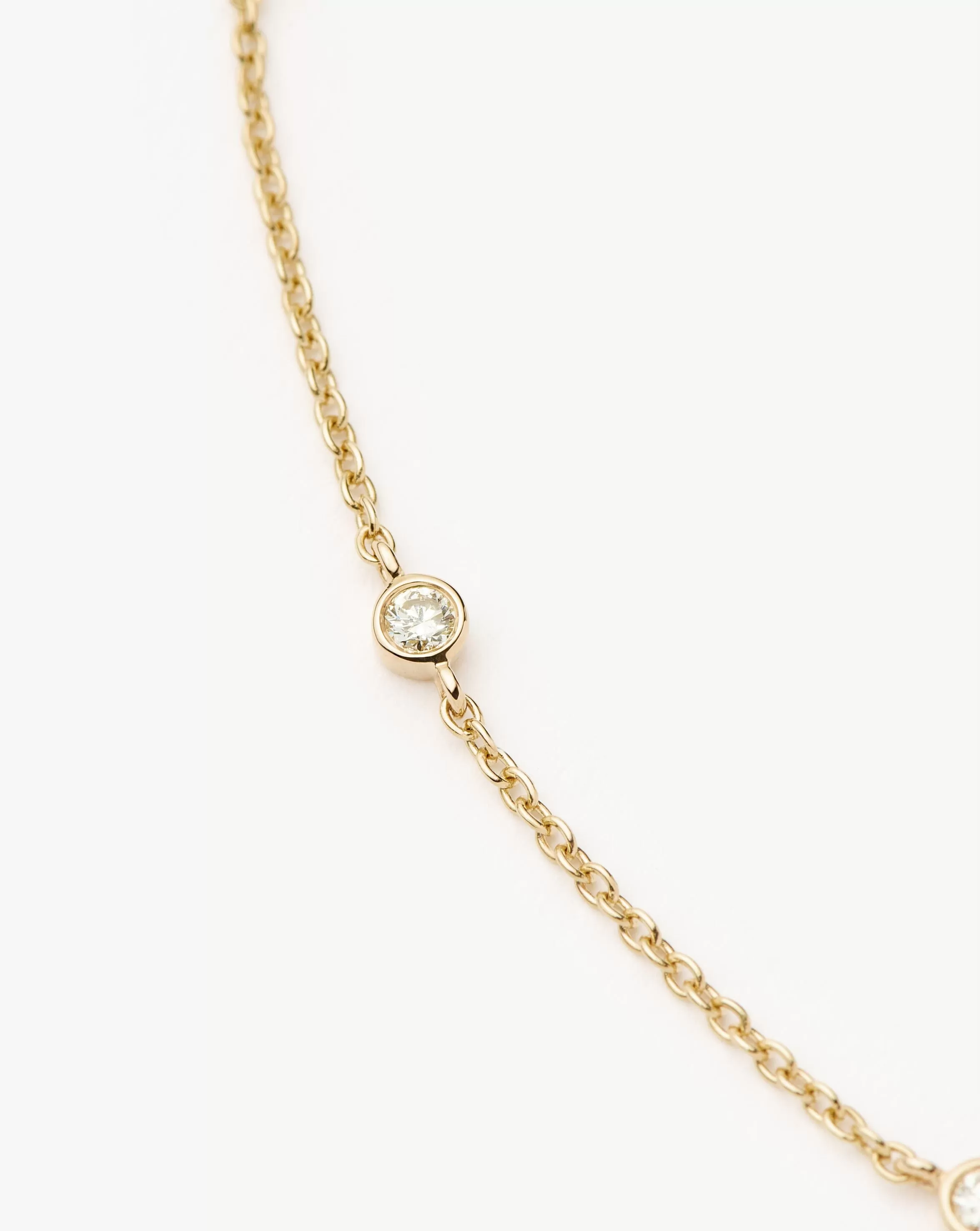 Fine Floating Diamond Bracelet | 14k Solid Gold