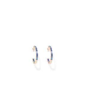 Finlay Fine Stone Hoop Earrings