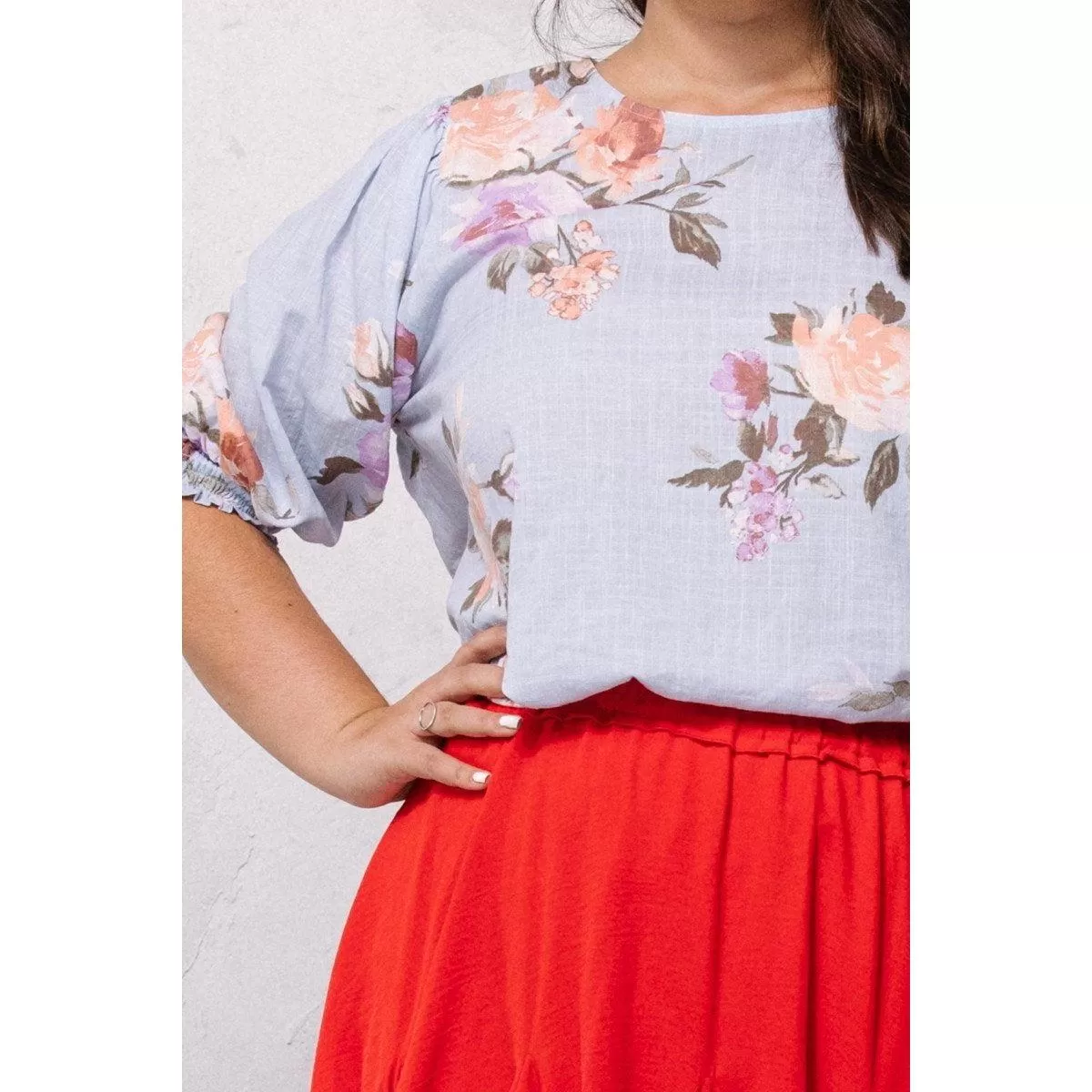 Floral Printed Woven Blouse