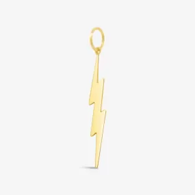 Gold Lightning Bolt Pendant