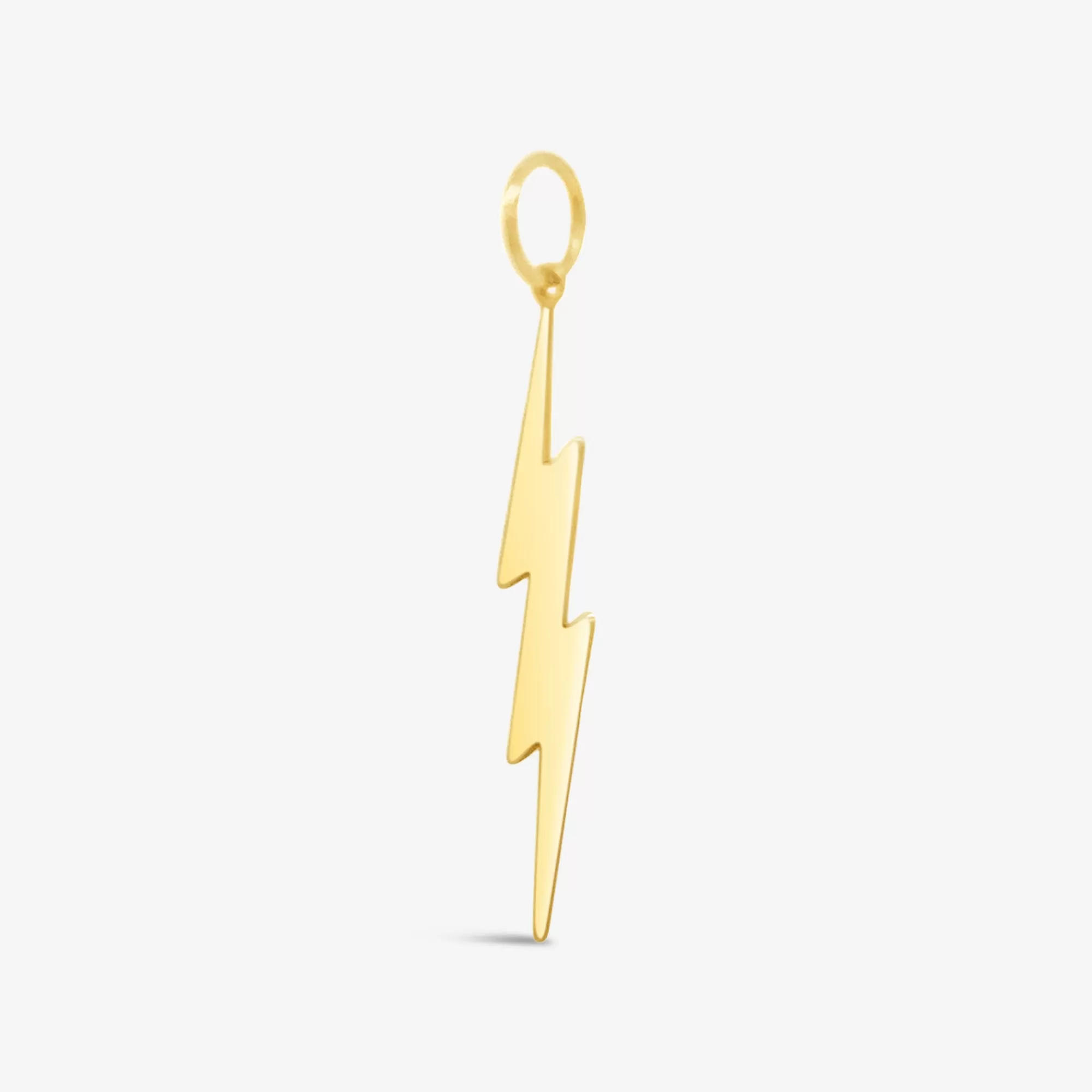 Gold Lightning Bolt Pendant