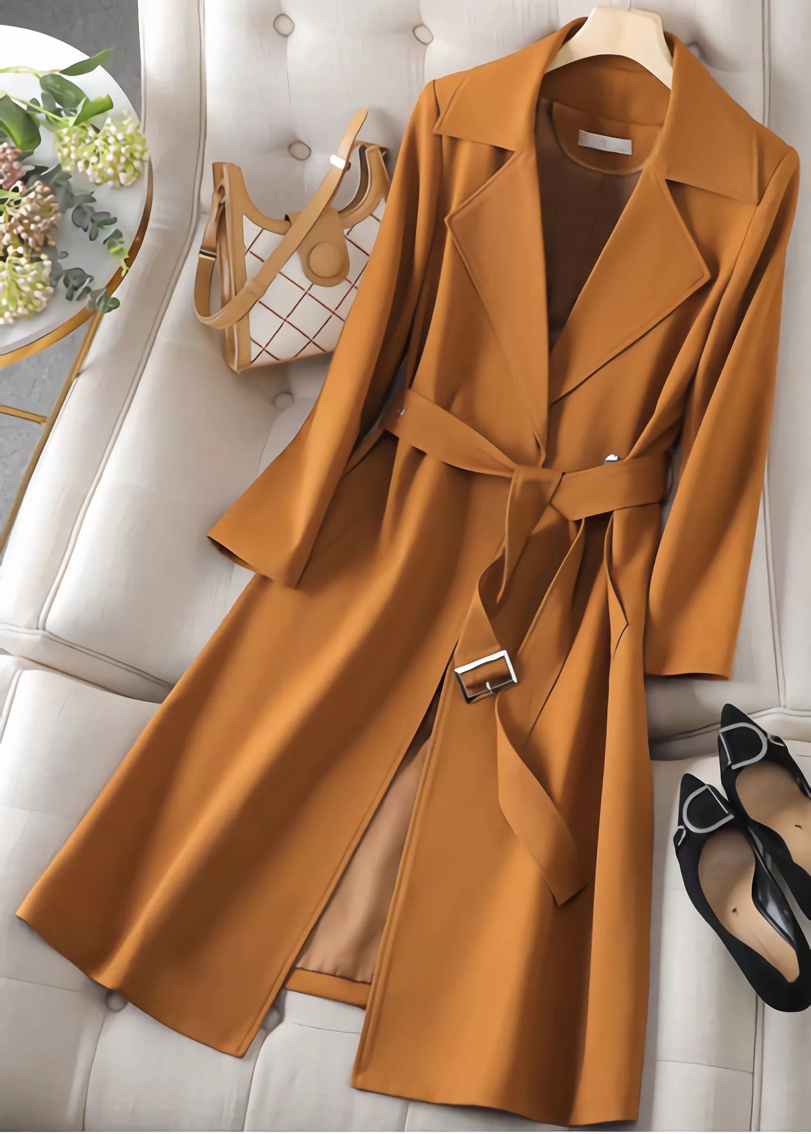 Hazel Belted Trench Coat