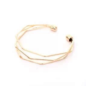 Hexagon Gold Bracelet