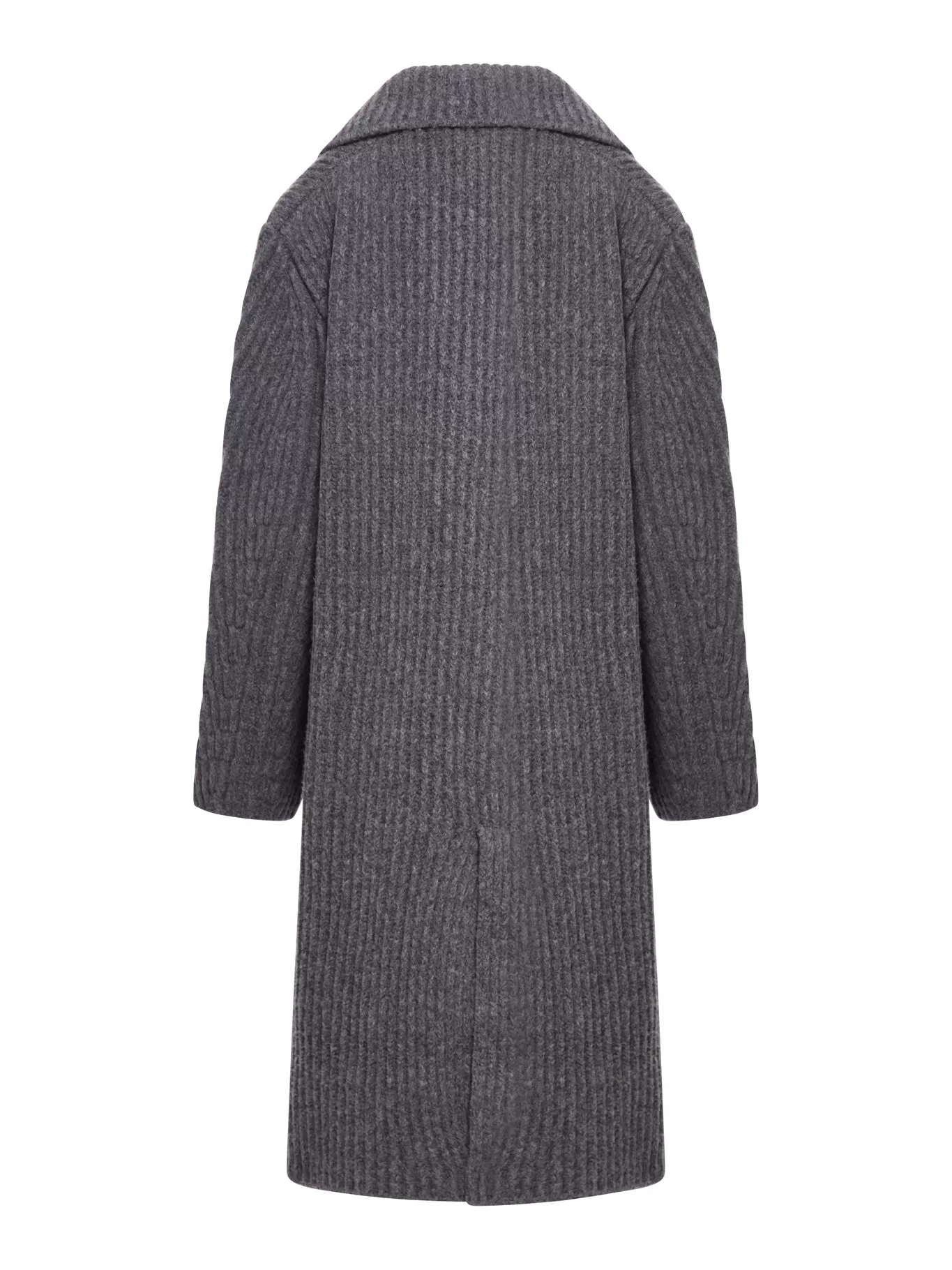 HW FELTED WOOL KNIT COAT