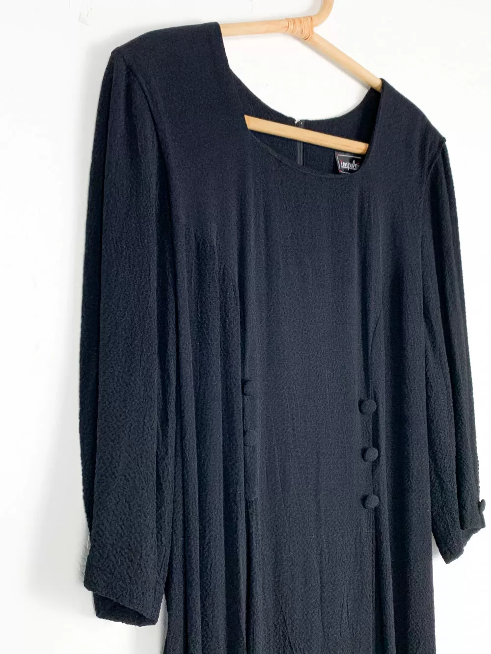 Impulsive Black Texture Dress