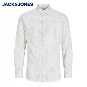 Jack & Jones Joe Print White Shirt White