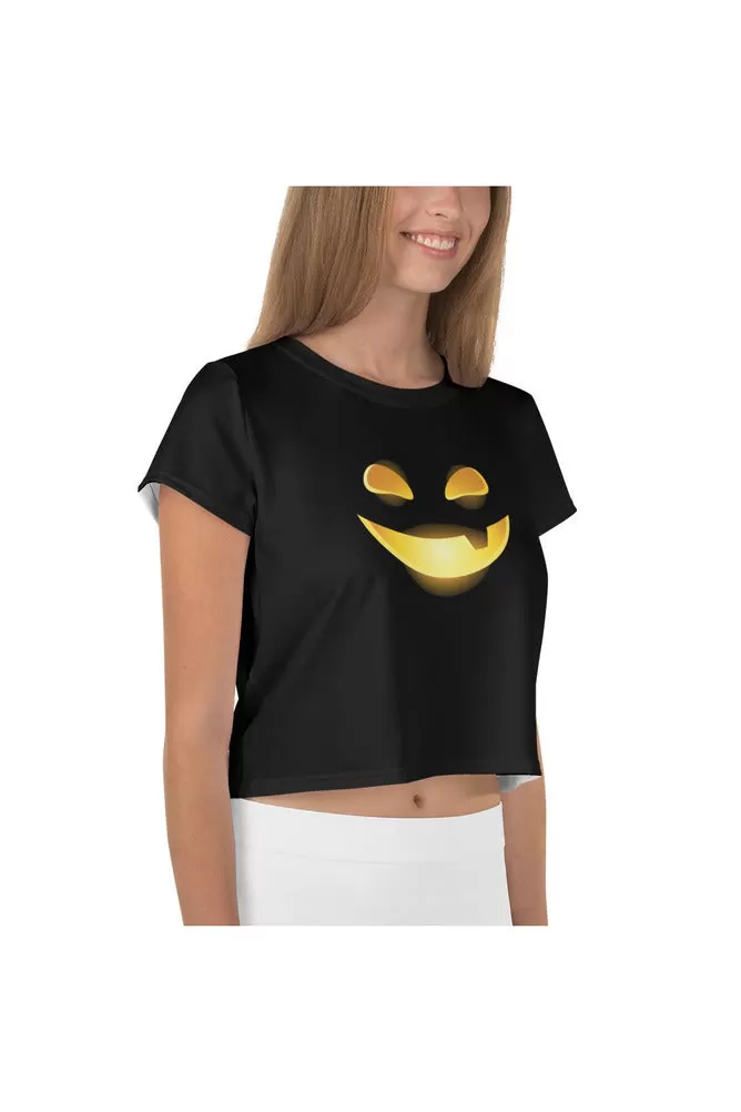 Jack O Lantern All-Over Print Crop Tee