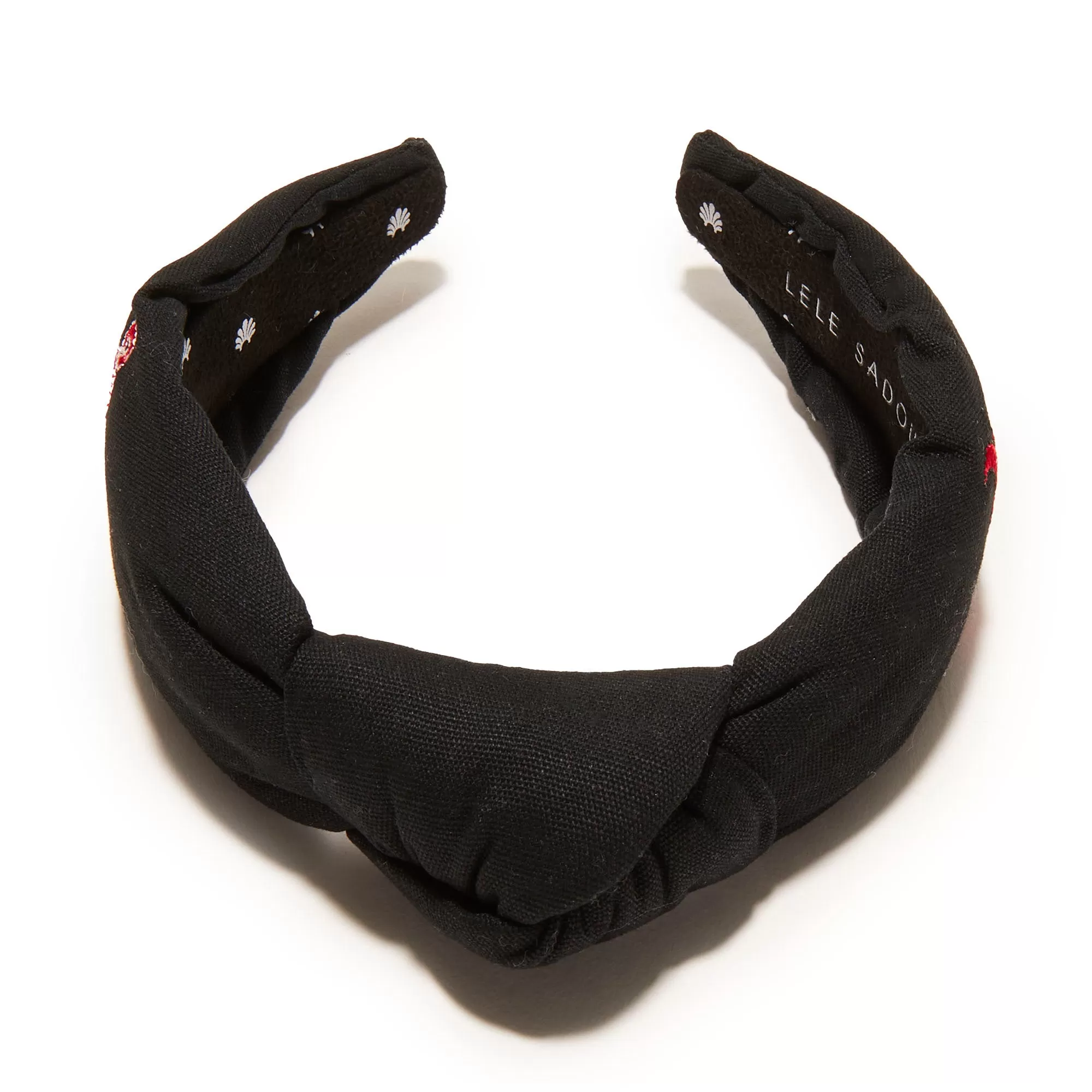 JET CHICAGO BULLS EMBROIDERED KNOTTED HEADBAND