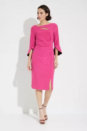 Joseph Ribkoff Bell Sleeve Sheath Dress  231740