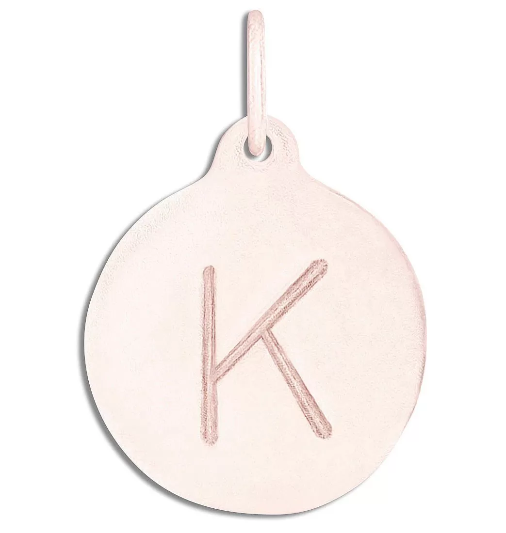 K Alphabet Charm