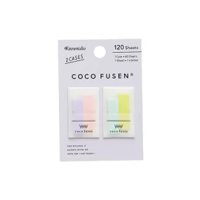 Kanmido Coco Fusen Mini Sticky Notes (2 Cases)