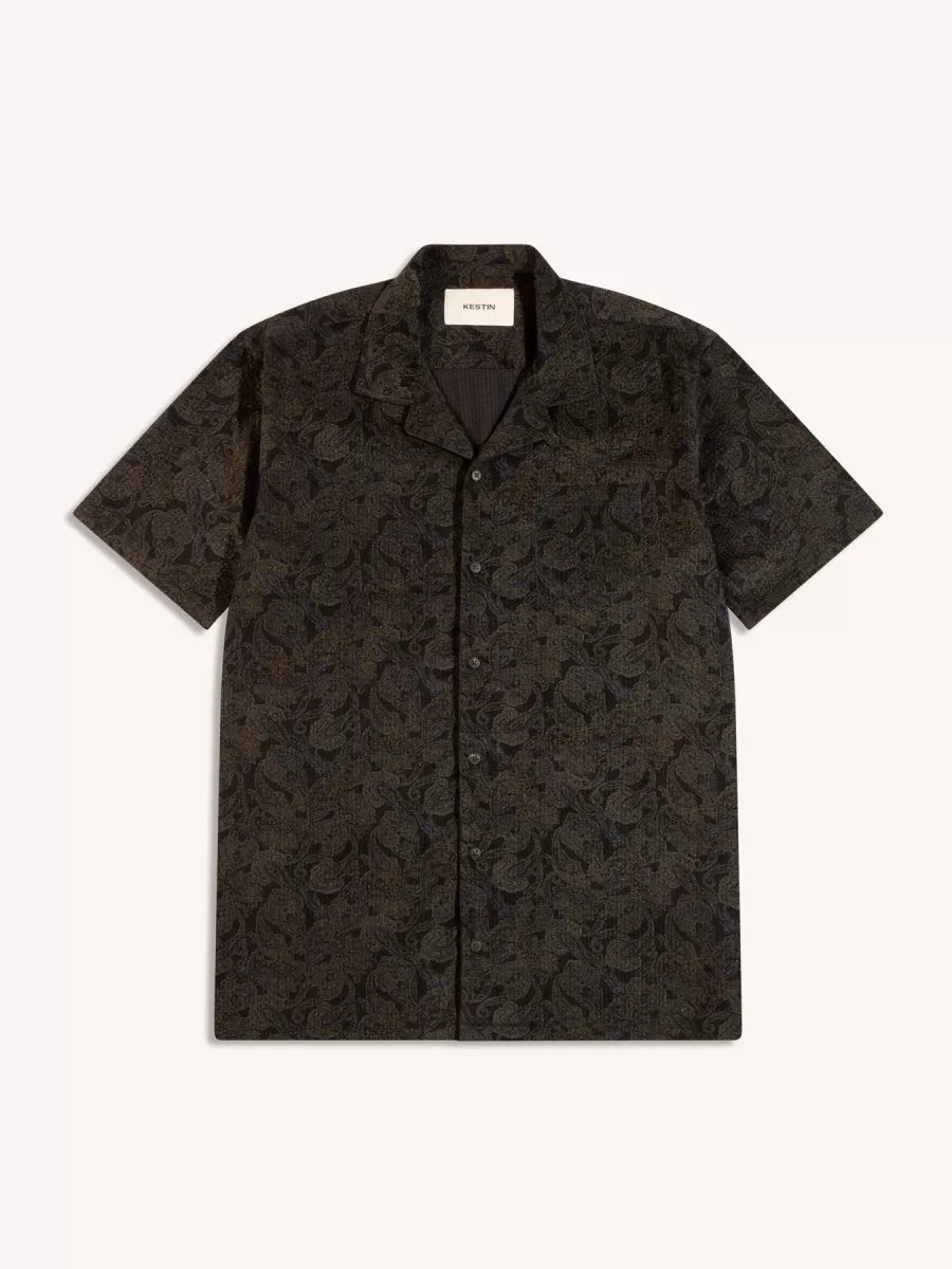 KESTIN CRAMMOND SHIRT IN INK PAISLEY