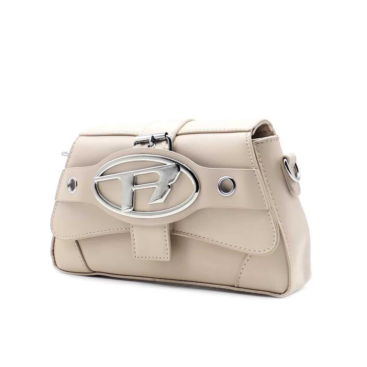 Khaki Casual Hand Bag P00P01073