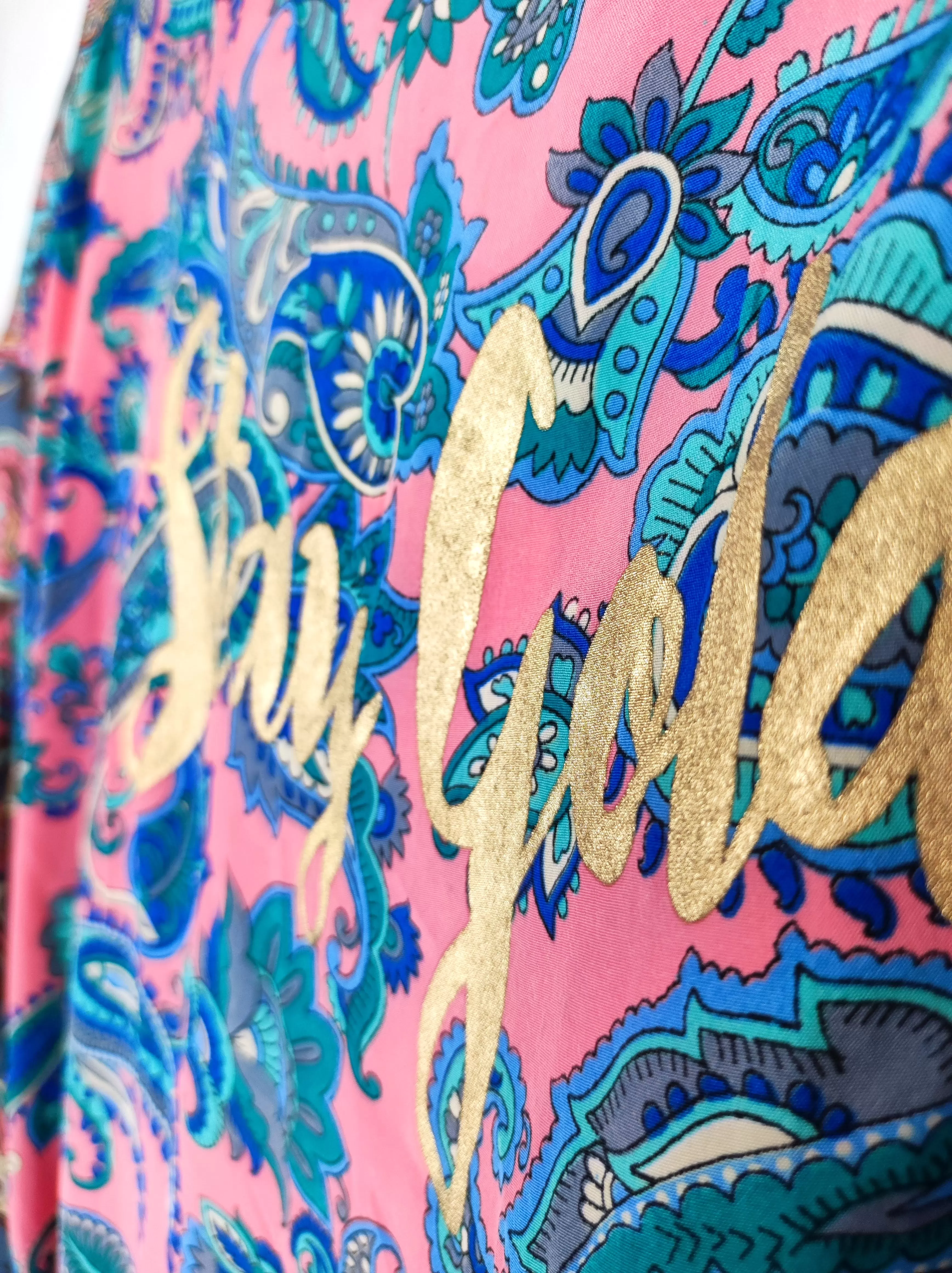 KIMONO "STAY GOLDEN" PAISLEY MULTICOLOR ONE SIZE