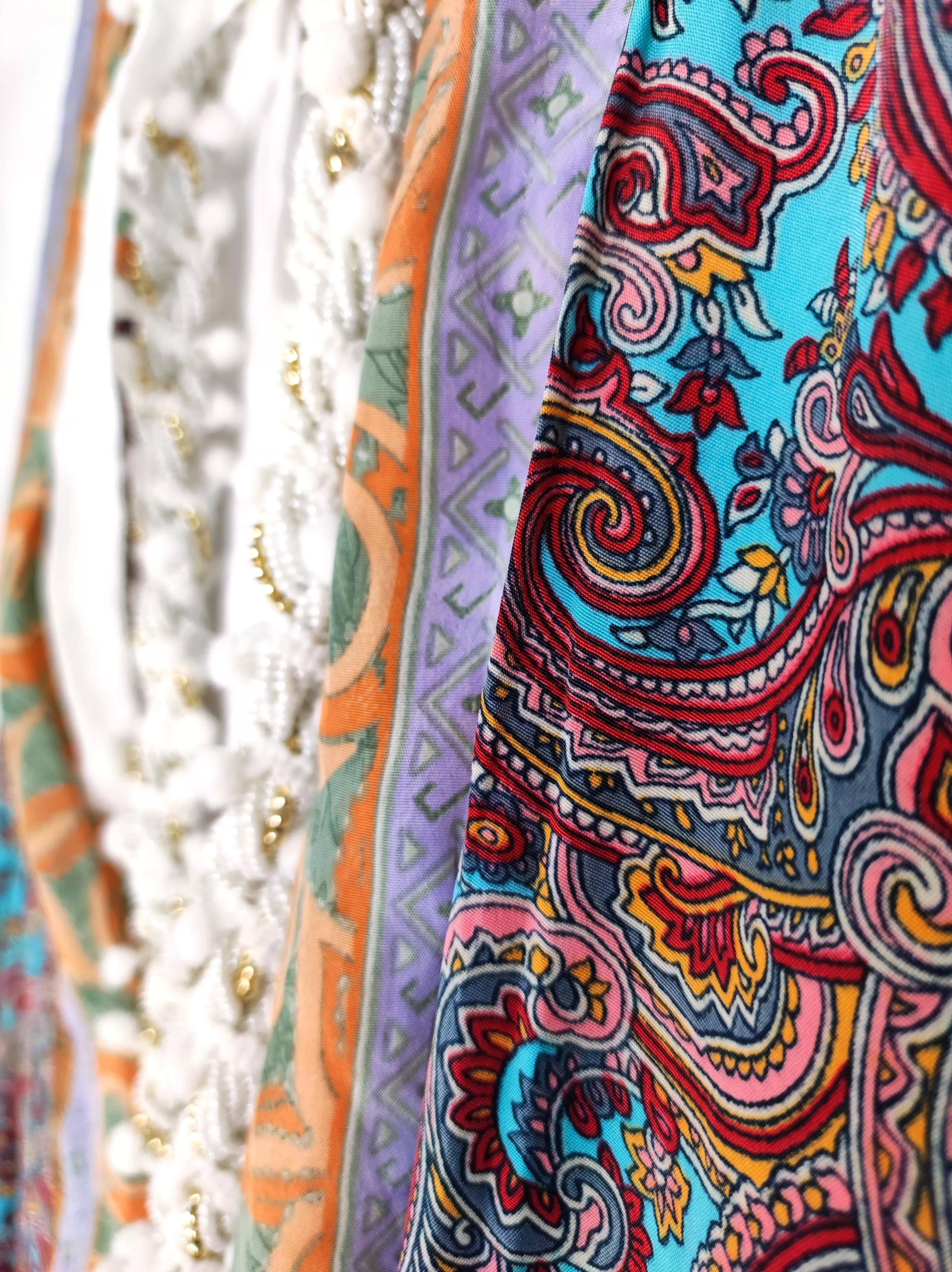 KIMONO "STAY GOLDEN" PAISLEY MULTICOLOR ONE SIZE