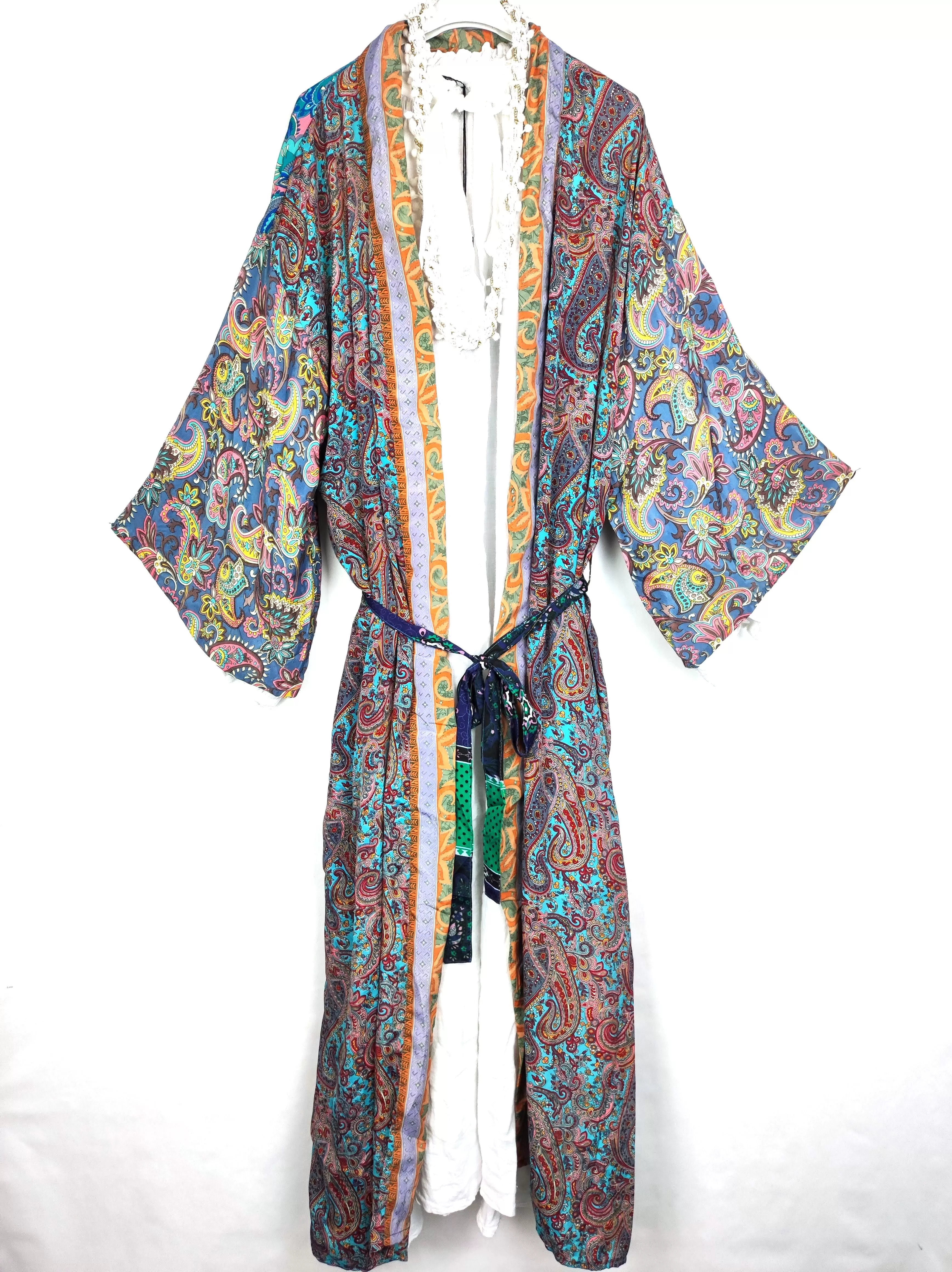 KIMONO "STAY GOLDEN" PAISLEY MULTICOLOR ONE SIZE