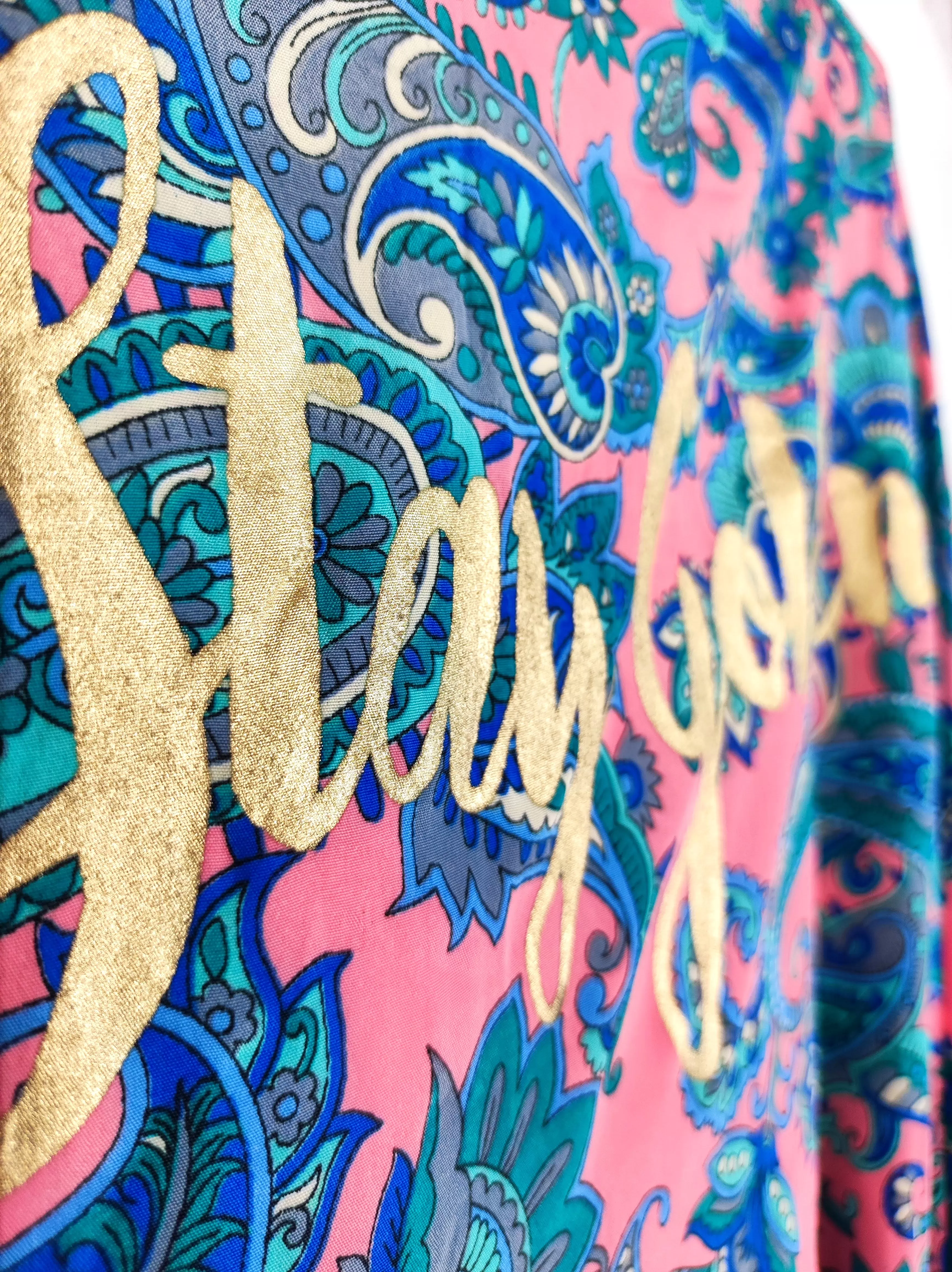 KIMONO "STAY GOLDEN" PAISLEY MULTICOLOR ONE SIZE