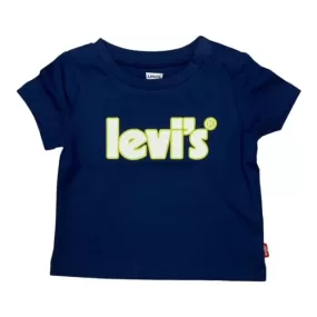 Levi's T-shirt Sleeve Poster Logo 6EE540 summer blue