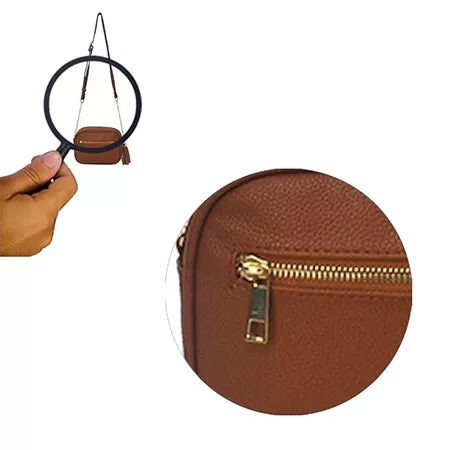 Light Brown Chic Faux Leather NGIL Crossbody Bag