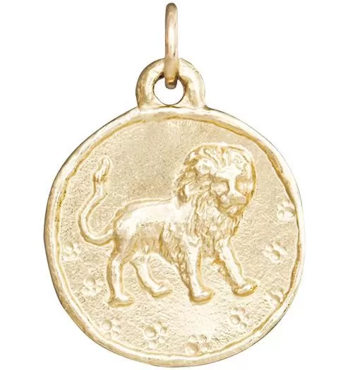 Lion Coin Charm