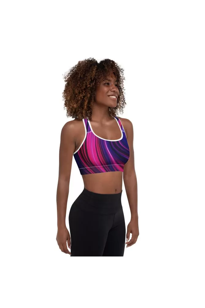 Liquid Colors Padded Sports Bra