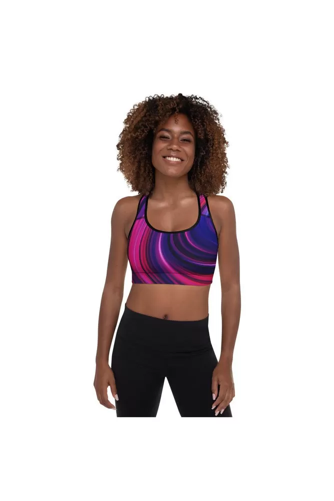 Liquid Colors Padded Sports Bra