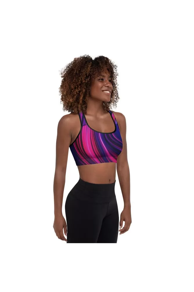 Liquid Colors Padded Sports Bra