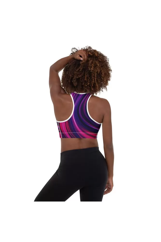 Liquid Colors Padded Sports Bra