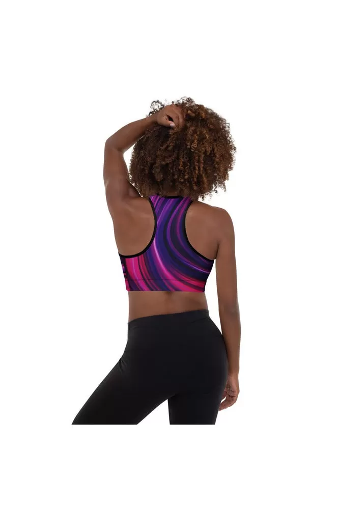 Liquid Colors Padded Sports Bra