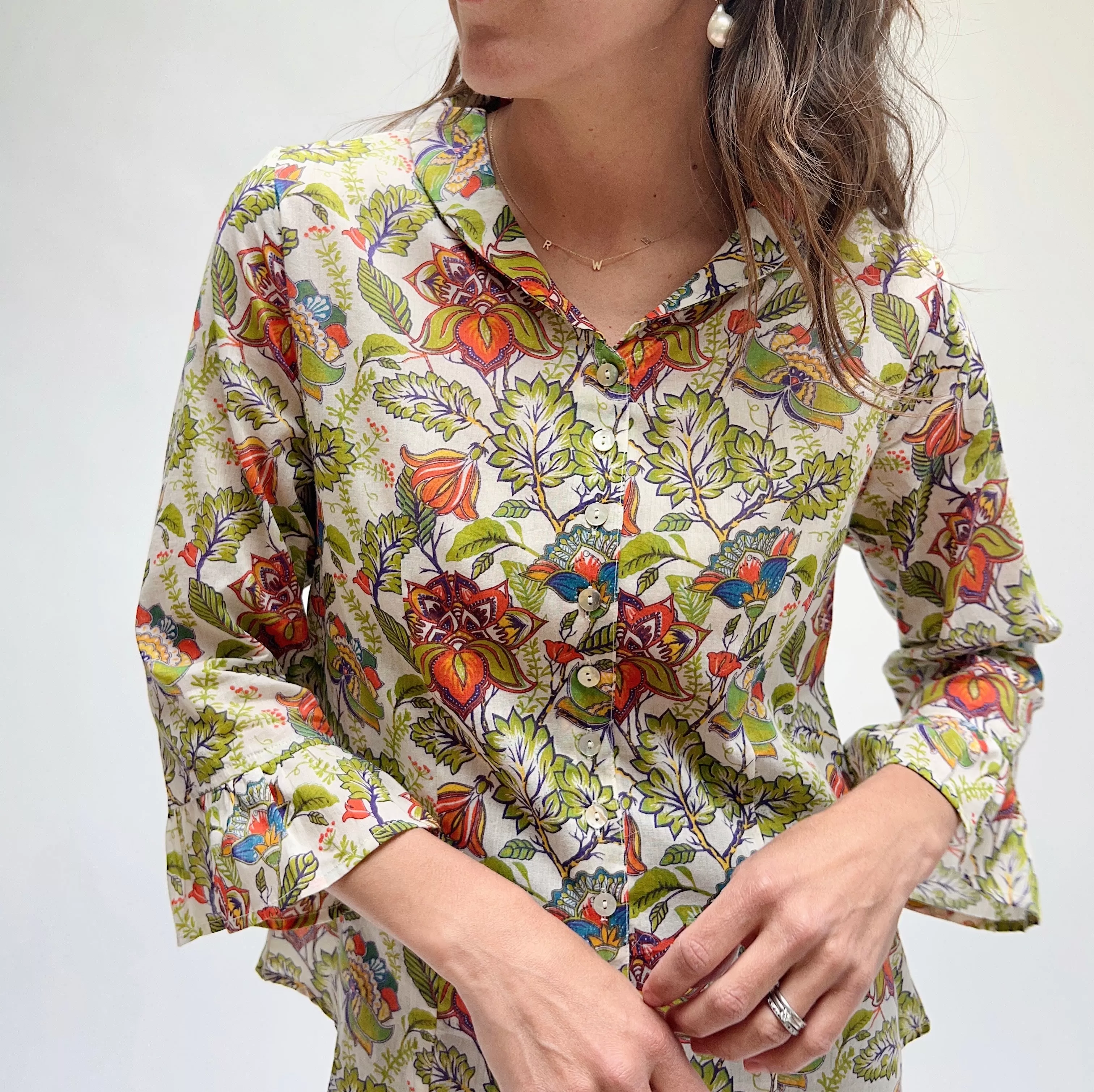 Little Journeys | Paris Blouse in Taj Bone