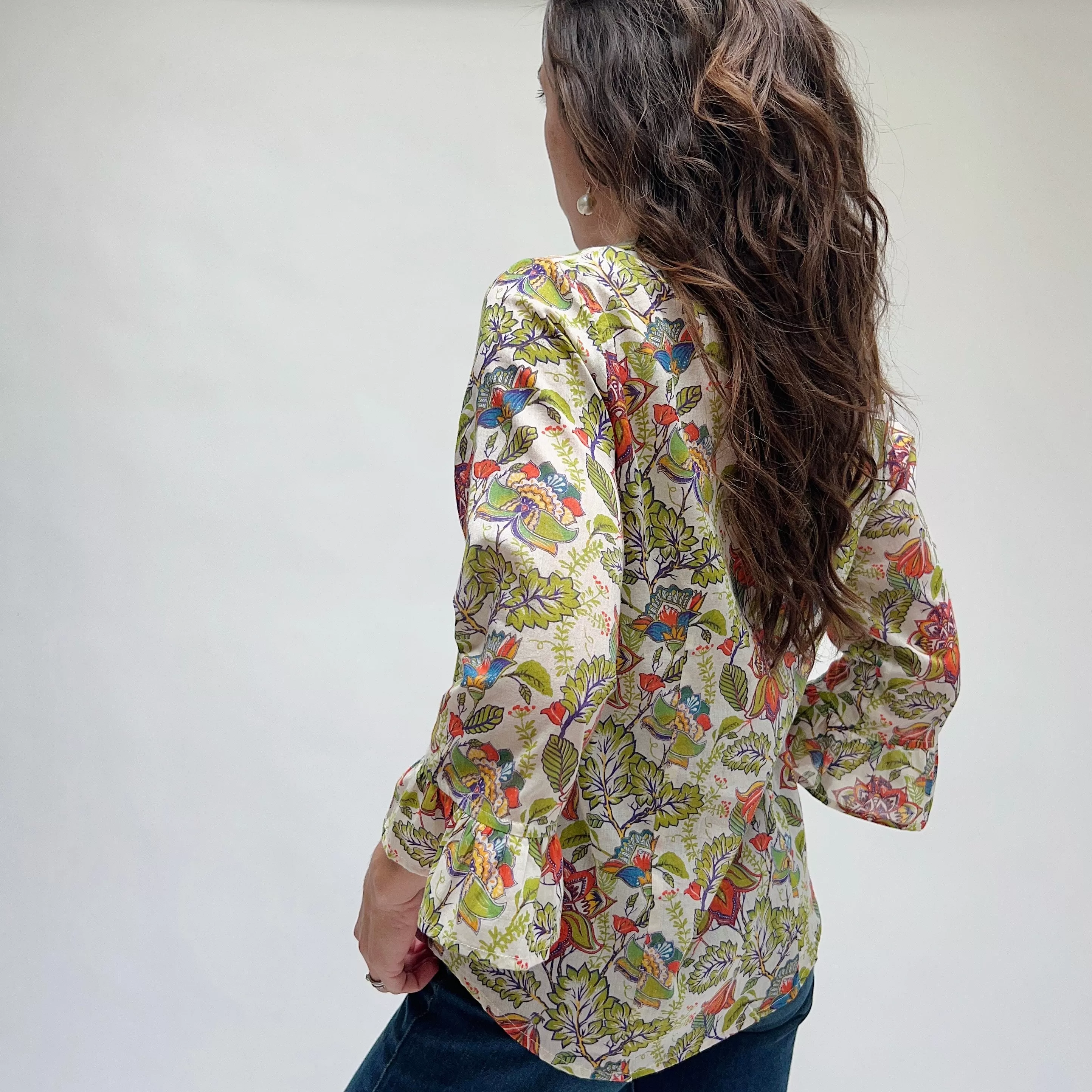 Little Journeys | Paris Blouse in Taj Bone