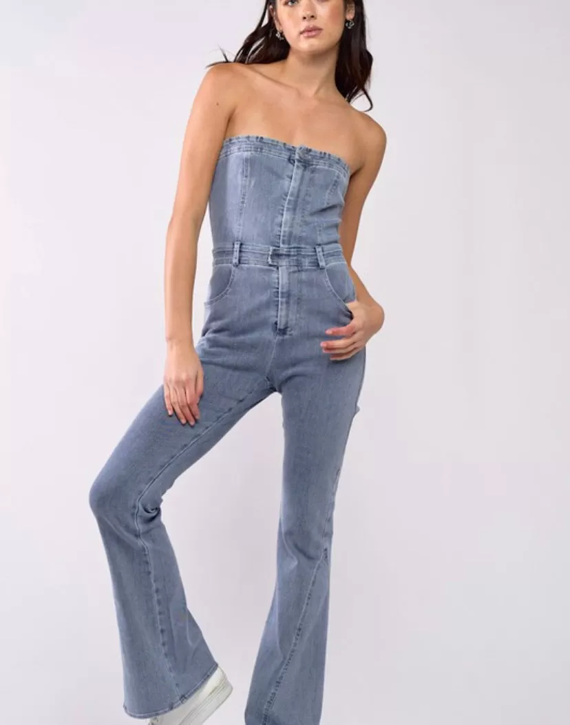 London denim jumpsuit