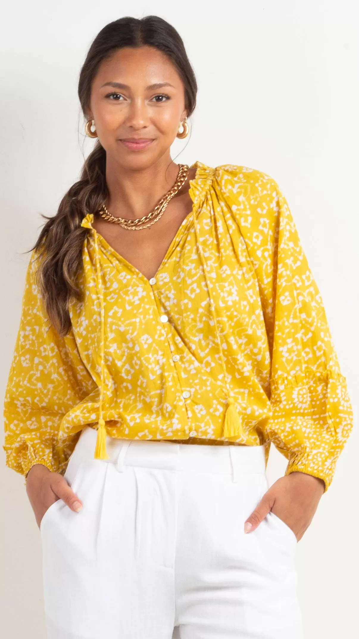 Lyra Blouse - Cassia