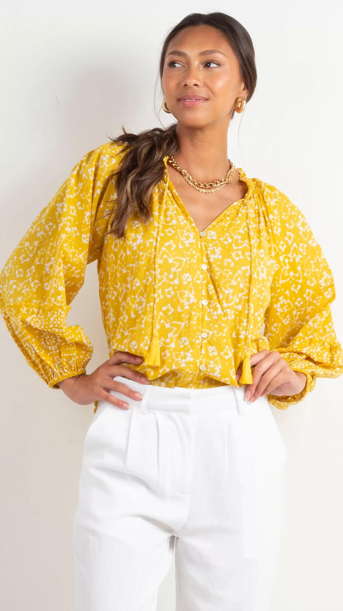 Lyra Blouse - Cassia