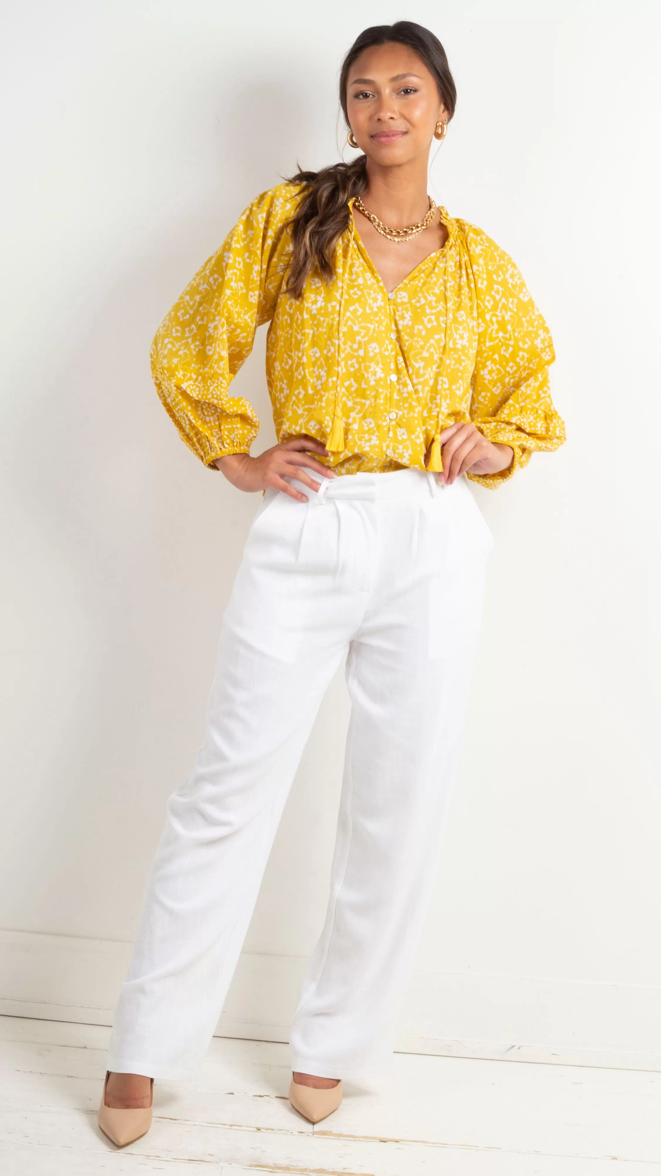 Lyra Blouse - Cassia