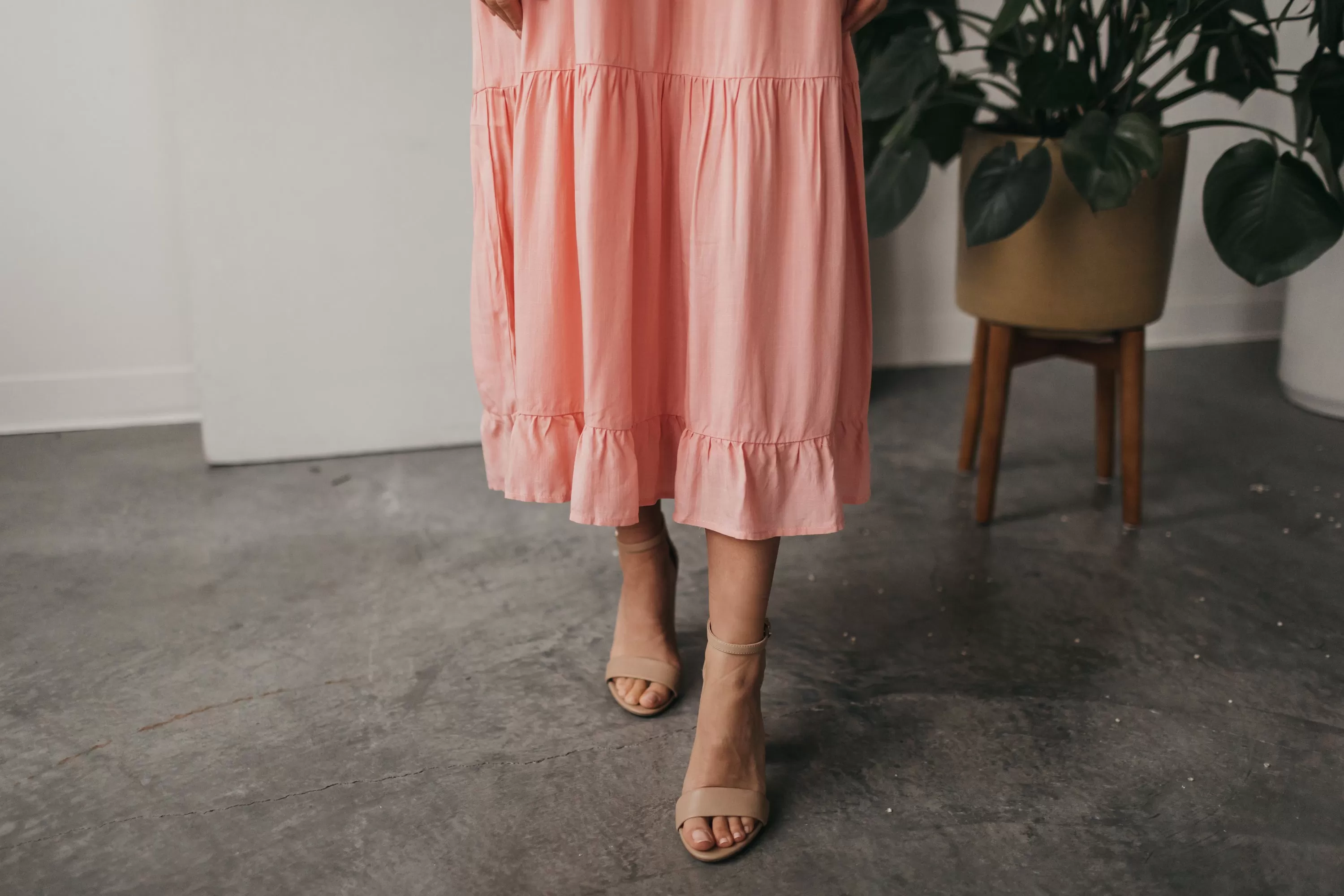 Madelyn Summer Dress in Blush