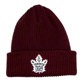 Maple Leafs Adult Watchman Beanie - MAROON