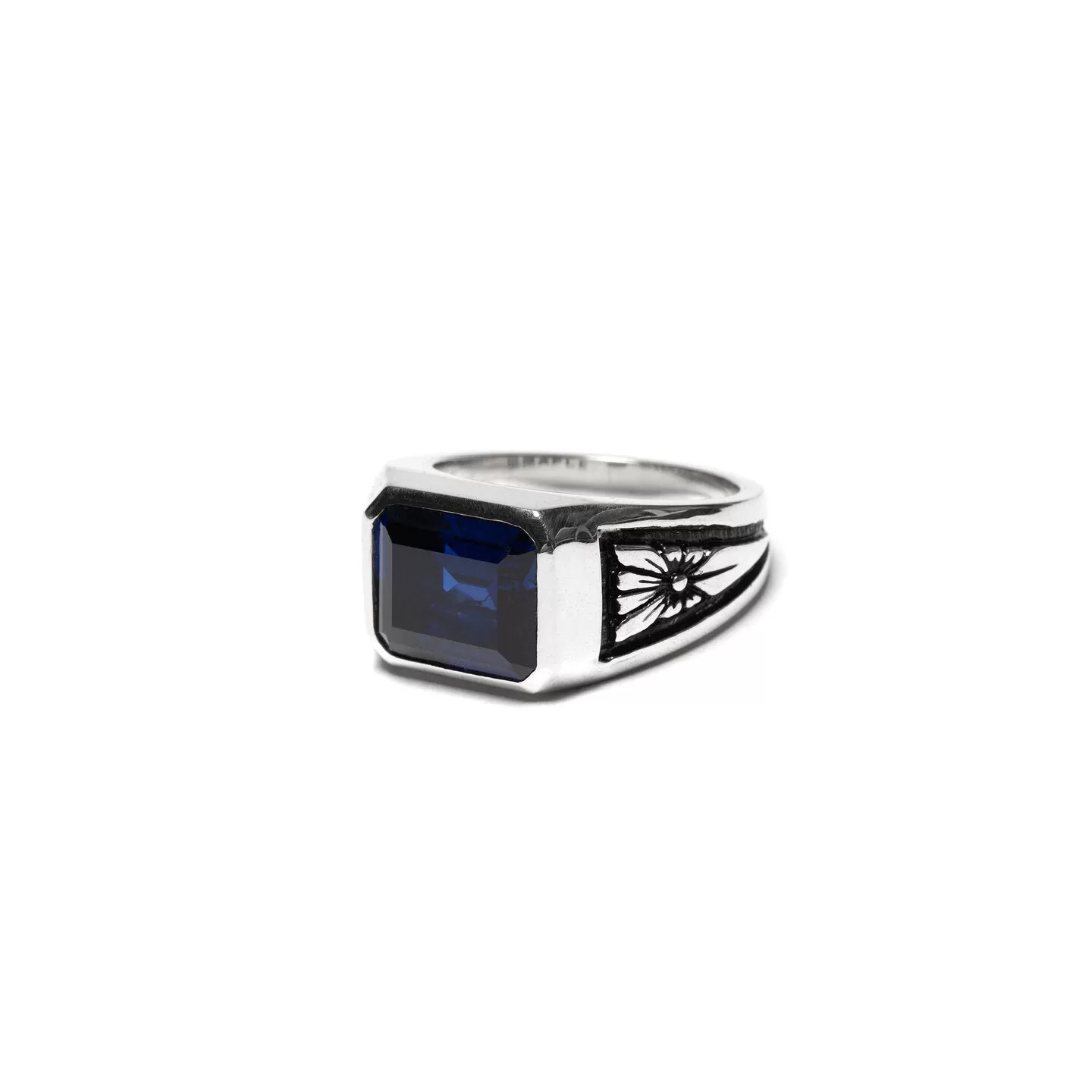 MAPLE MIDNIGHT RING SLIM SILVER 925 / SAPPHIRE