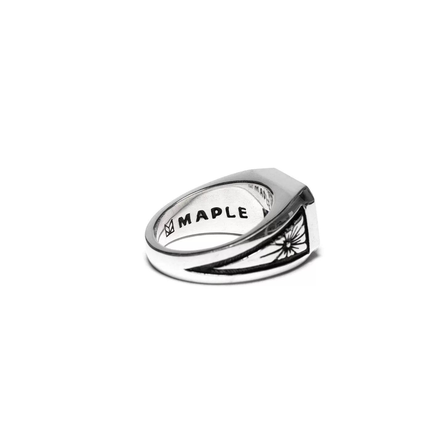 MAPLE MIDNIGHT RING SLIM SILVER 925 / SAPPHIRE