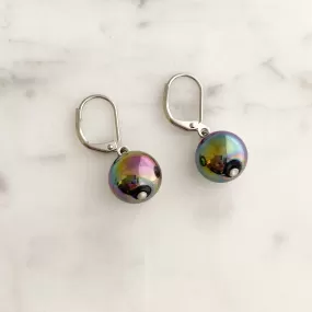 MEG vintage electroplated bead earrings