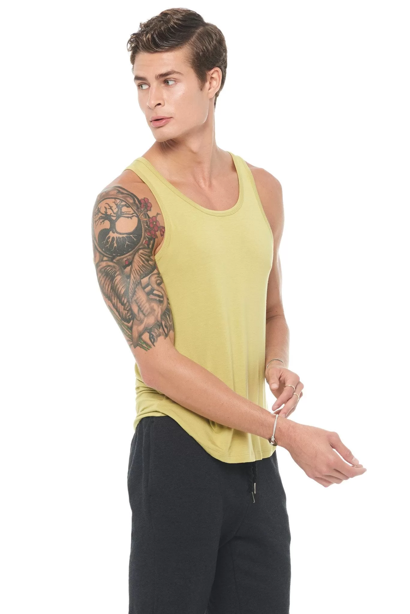 Men's Modal Scoop Neck Tank Top