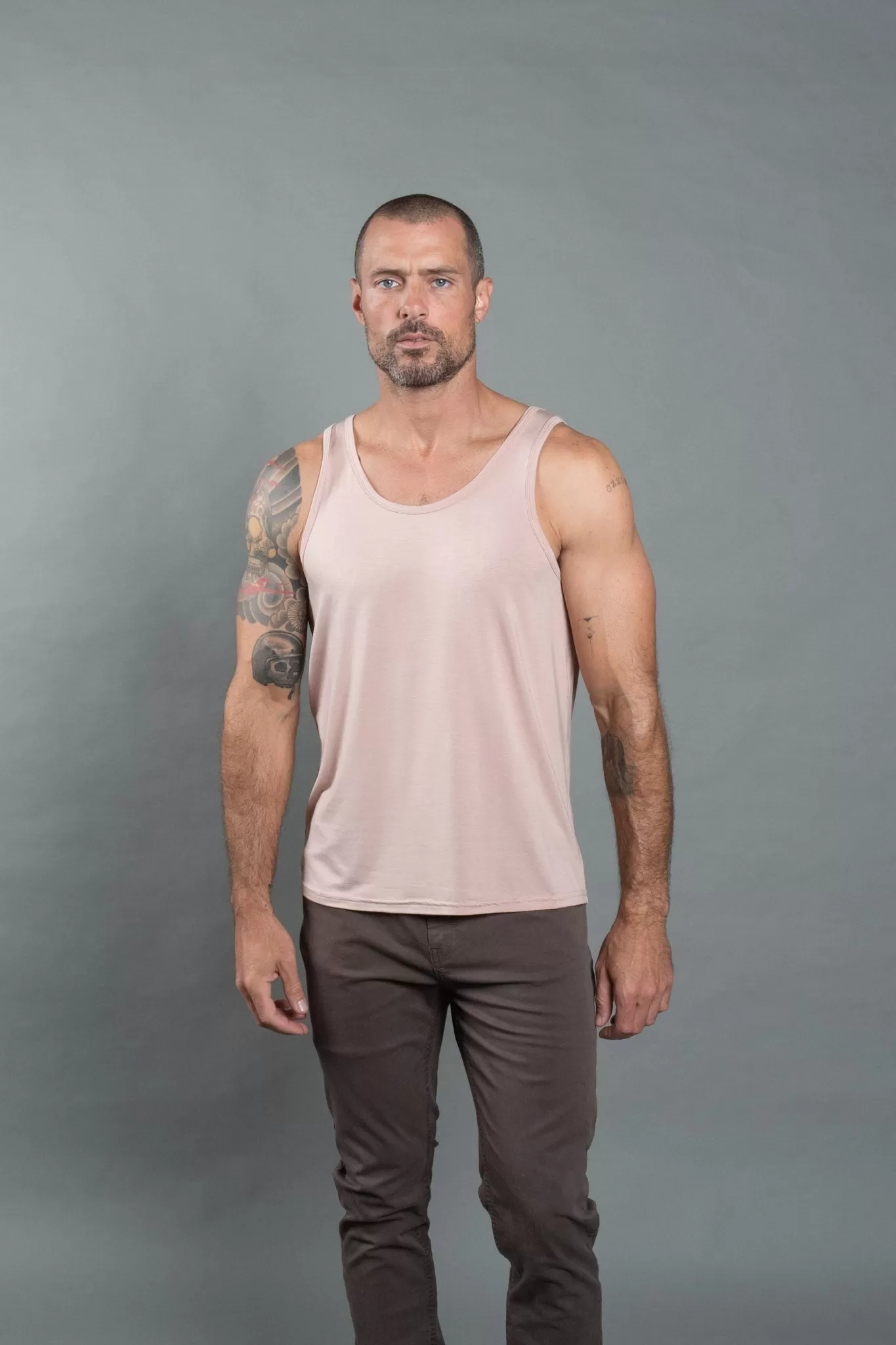 Men's Modal Scoop Neck Tank Top