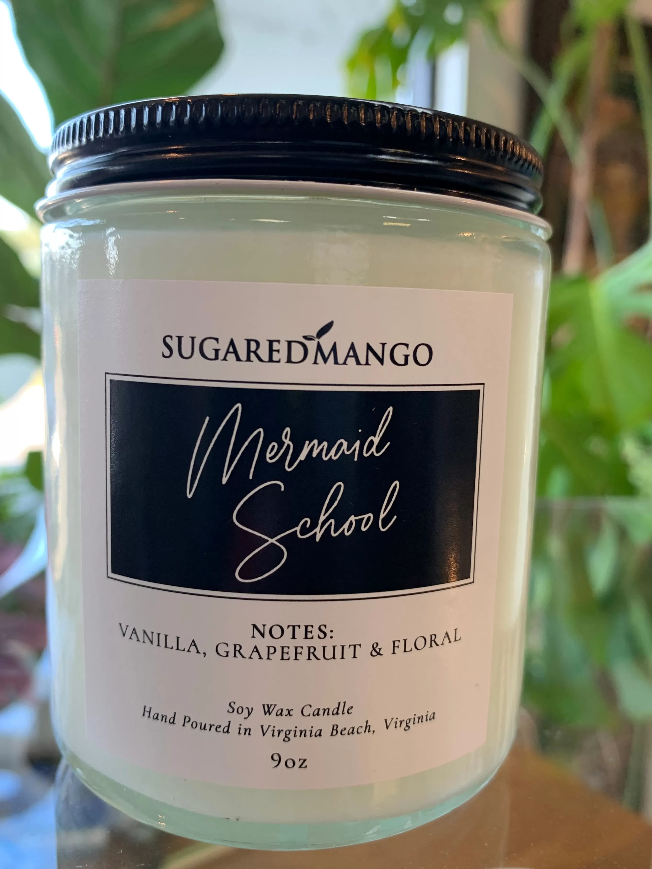 Mermaid School Scented Soy Coconut Candle