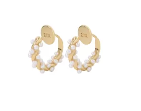 Mini Pearls Clip on Earrings